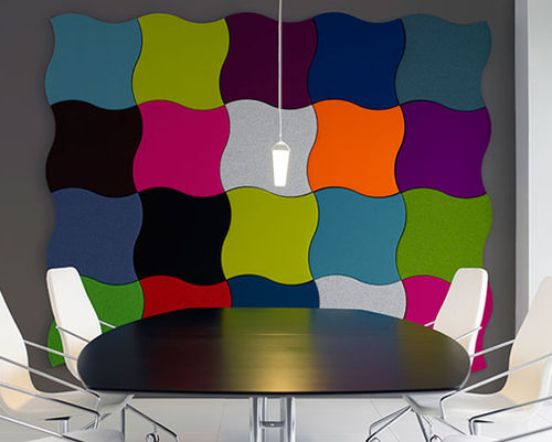 Panneau acoustique mural - OCEAN - GLIMAKRA - en tissu / MDF / carré
