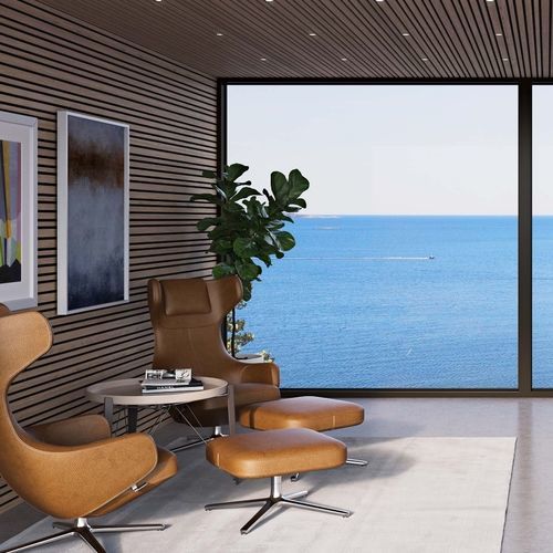 Panneau pour mur - RIBBON BARCODE - GLIMAKRA - acoustique / en bois / MDF