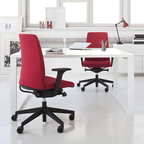 Fauteuil de bureau contemporain - MOTTO - Profim - en tissu / en aluminium / à hauteur réglable