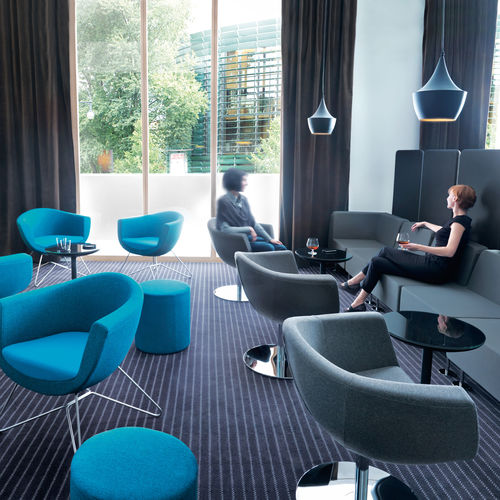 Fauteuil contemporain - SORRISO - Profim - en tissu / en métal / professionnel