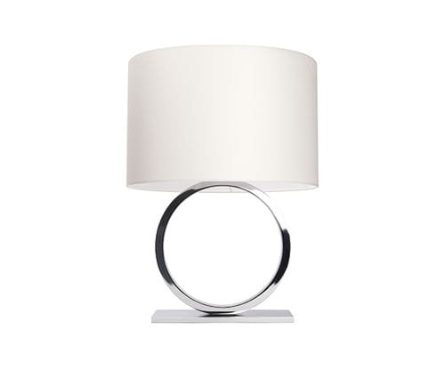 Lampe de table - THEODORA  - QUICK ITALY LIGHTING - en aluminium / en tissu / contemporaine