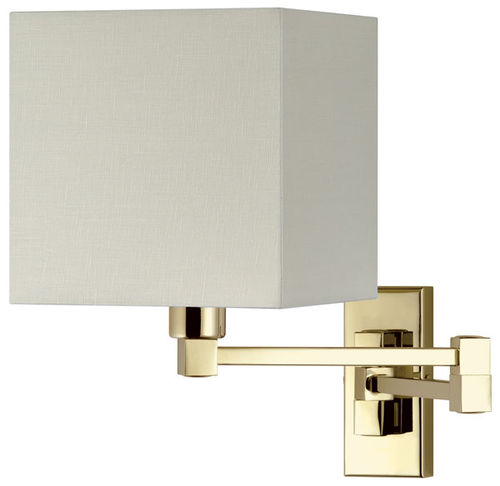 Applique murale contemporaine - DOMIZIANA 15-30 - QUICK ITALY LIGHTING - d'intérieur / en laiton / en tissu