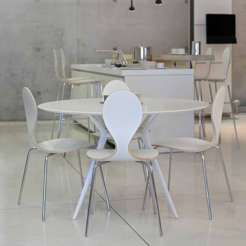Chaise design - PYT - Plycollection - d'intérieur / en hêtre / en laine