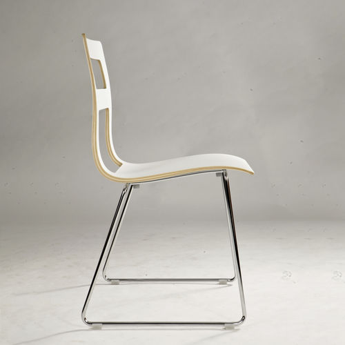 Chaise design scandinave - FINESTRA - Plycollection - d'intérieur / en contreplaqué moulé / en laine