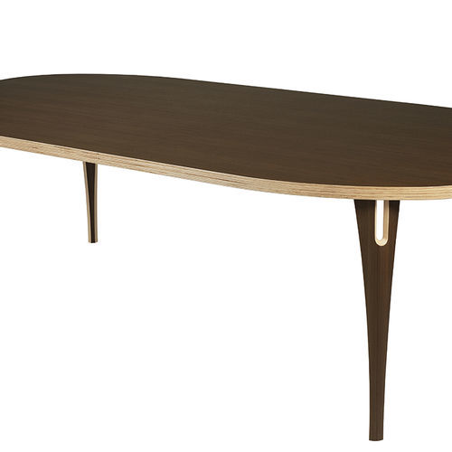 Table de conférence contemporaine - Plycollection - en bois / en chêne / en noyer