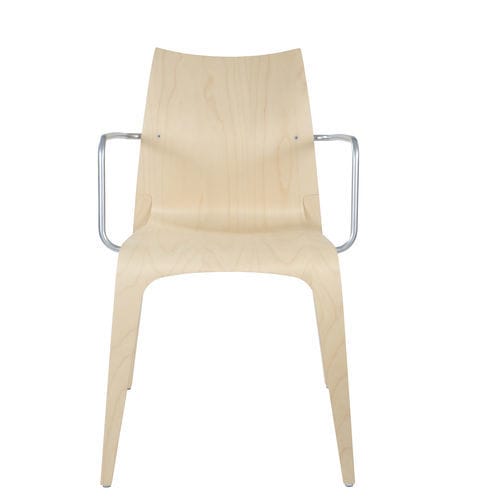 Chaise contemporaine - FLOW - Plycollection - d'intérieur / en bois / en chêne