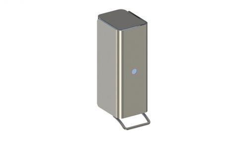 Distributeur de savon professionnel - 14704502021 - D-Line - mural / en acier inoxydable / manuel