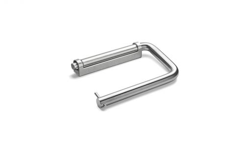 Porte-rouleau WC mural - 14705602243 - D-Line - en acier inoxydable