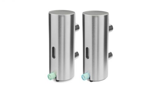 Distributeur de savon professionnel - 14704502011 - D-Line - mural / en inox / manuel