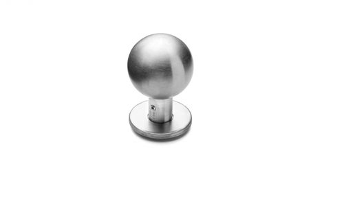 Bouton de porte contemporain - 14311602901 - D-Line - en acier inoxydable