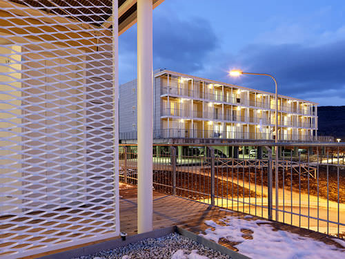 Maison préfabriquée - SOCIAL HOUSING - ILLE Case in legno - écologique / contemporaine / à 2 étages