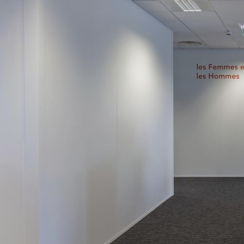 Cloison amovible - SP83 COLD - Spacing - en aluminium / stratifiée / professionnelle
