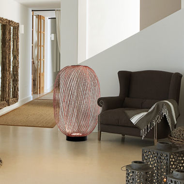 Lampe de sol - ANWAR - Parachina - en acier / en cuivre / contemporaine
