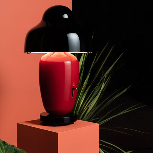 Lampe de table - CHINOZ - Parachina - en verre / en bois / en céramique