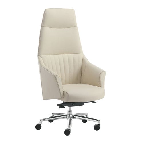 Fauteuil de direction contemporain - DAMA - Sesta - en tissu / avec repose-tête / tapissé