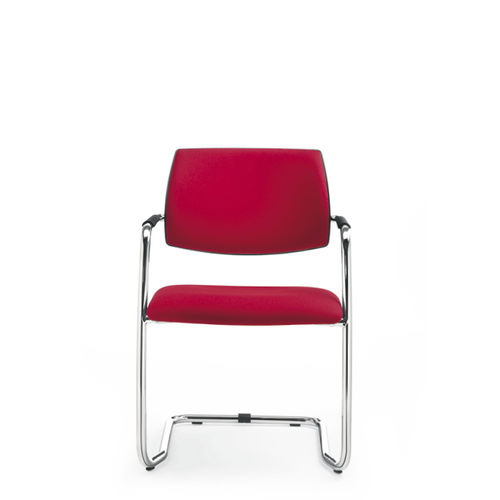Chaise visiteur contemporaine - VIVA - Sesta - d'intérieur / en résille / en plastique