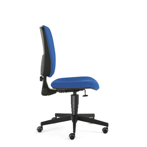 Chaise de travail en tissu - HOLA - Sesta - en polypropylène / piètement étoile / à roulettes