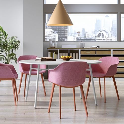 Chaise contemporaine - COSÌ - Sesta - d'intérieur / en tissu / en bois