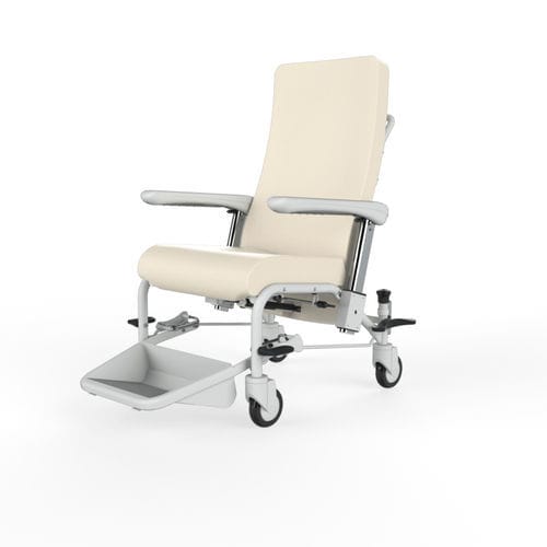 Fauteuil médical en simili cuir - VESTA II  - Navailles - inclinable / sur roulettes / avec repose-jambes