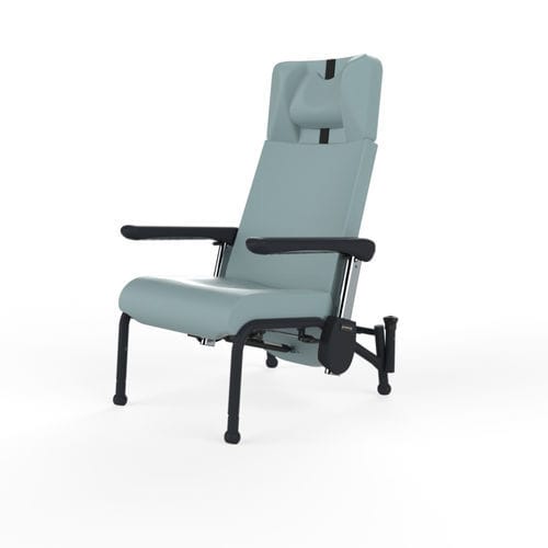 Fauteuil médical en cuir - KALI  - Navailles - à hauteur variable / ergonomique / avec repose-tête