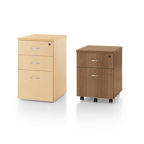 Caisson de bureau en mélaminé - Eol - en bois / à 2 tiroirs / à 3 tiroirs