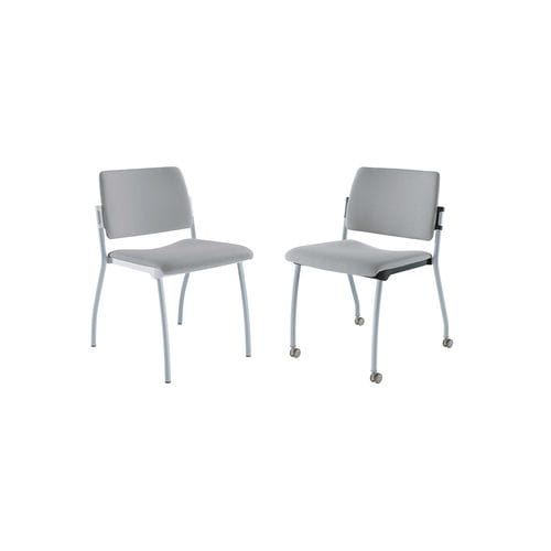 Chaise visiteur contemporaine - INVENTIV' - Eol - d'intérieur / en tissu / en résille
