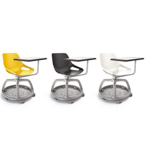 Chaise de conférence contemporaine - Eol - d'intérieur / en plastique / à tablette