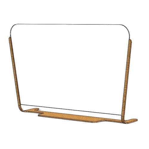 Séparateur de bureau sur bureau - RESPIN COV - Movidos srl - en polycarbonate / en Plexiglas® / en aluminium