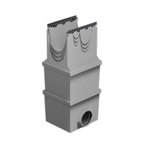 Siphon de sol en fonte - FILCOTEN POINT - BG Graspointner - pour espace public / avec grille / vertical