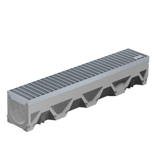 Caniveau à grille - FILCOTEN TEC NW 150 - BG Graspointner - à fente / pavé / en béton à haute performance