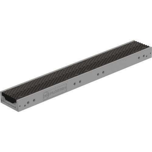 Caniveau à grille - FILCOTEN CITY MINI NW 100 - BG Graspointner - pavé / en béton à haute performance / grille en métal
