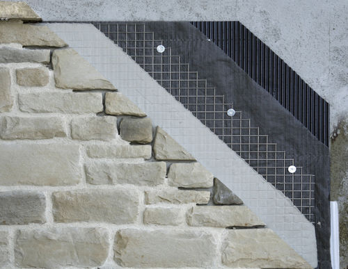 Système de façade en pierre reconstituée - AIR SYSTEM  - Pietre d'arredo