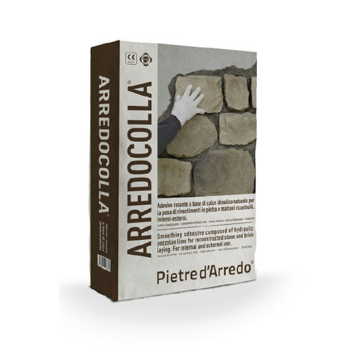 Mortier-colle de ragréage - ARREDOCOLLA - Pietre d'arredo - adhésif / de lissage / minéral