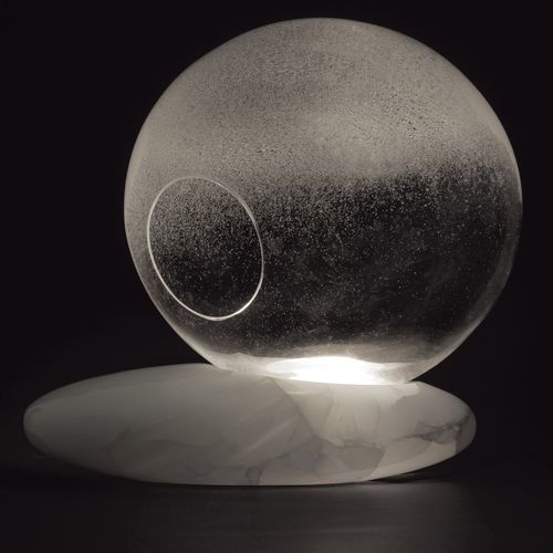 Lampe de table - LITIA - KREOO - en verre de Murano / en pierre / contemporaine