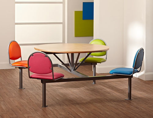 Ensemble table et chaises contemporain - GANT EXTRA - Pineapple - en métal / stratifié / tapissé
