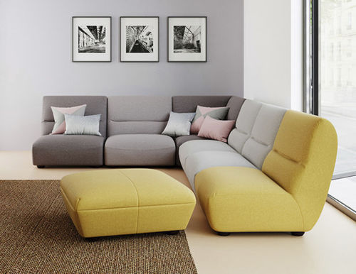 Canapé modulable - SNUG - Pineapple - contemporain / en tissu / multicolore