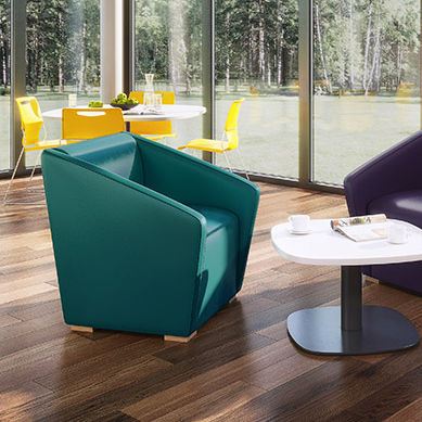 Fauteuil contemporain - SKYE - Pineapple - en tissu / vert / contract