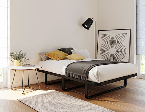 Lit double - ZURICH - Pineapple - simple / contemporain / en acier à revêtement par poudre