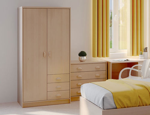 Armoire contemporaine - HAMBLE PLUS  - Pineapple - en mélaminé / à portes battantes