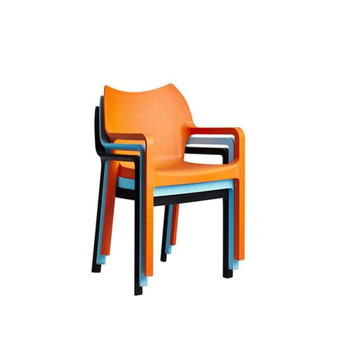 Chaise contemporaine - NERO - Pineapple - d'extérieur / d'intérieur / en polypropylène