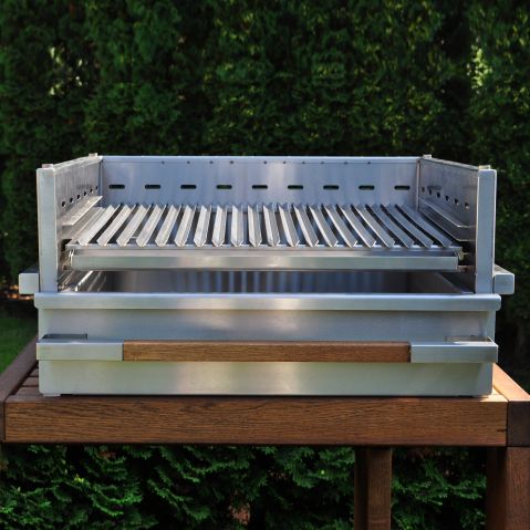 Barbecue à charbon - TOBAGO  - KARIBE SIA - encastrable / en acier inoxydable