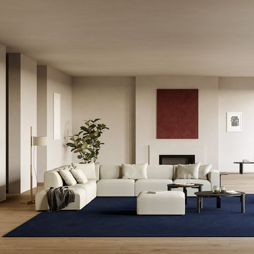 Canapé modulable - SAVOYE - Omelette Editions - d'angle / contemporain / en tissu