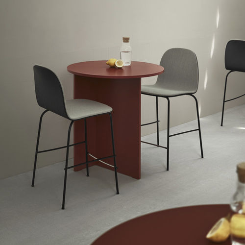 Chaise de bar contemporaine - TERRA - Omelette Editions - d'intérieur / en contreplaqué / avec piètement en acier laqué