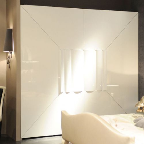 Armoire contemporaine - LEON - Corte Zari - en chêne / en MDF / aluminium