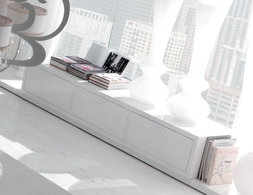 Buffet contemporain - KEOPE - Corte Zari - en chêne / en MDF / en bouleau