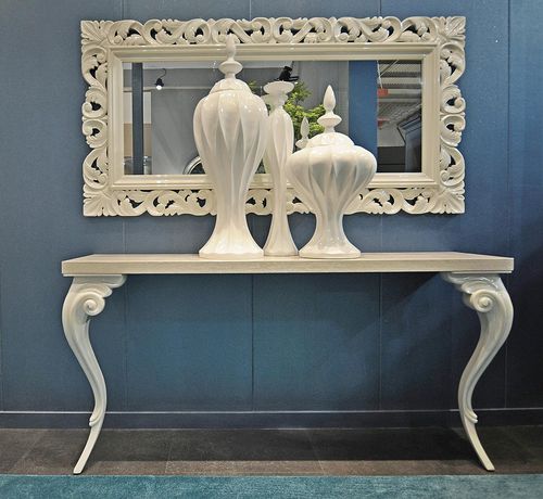 Console de style - ANTARES - Corte Zari - aluminium / en marbre / rectangulaire