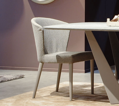 Chaise contemporaine - TWEET - Corte Zari - d'intérieur / en tissu / en cuir