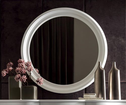 Miroir mural - LUISA - Corte Zari - contemporain / rond / ovale