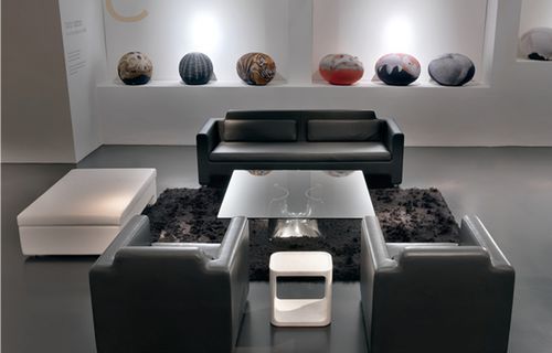 Table basse contemporaine - BENTZ - Baleri Italia - en verre trempé / en aluminium / carrée