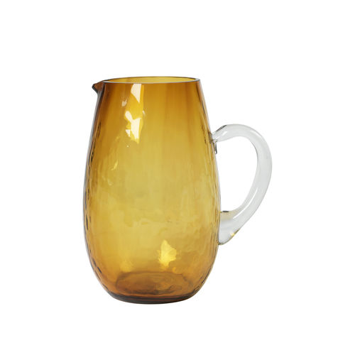 Pichet en verre soufflé - Hammered - broste - résidentiel